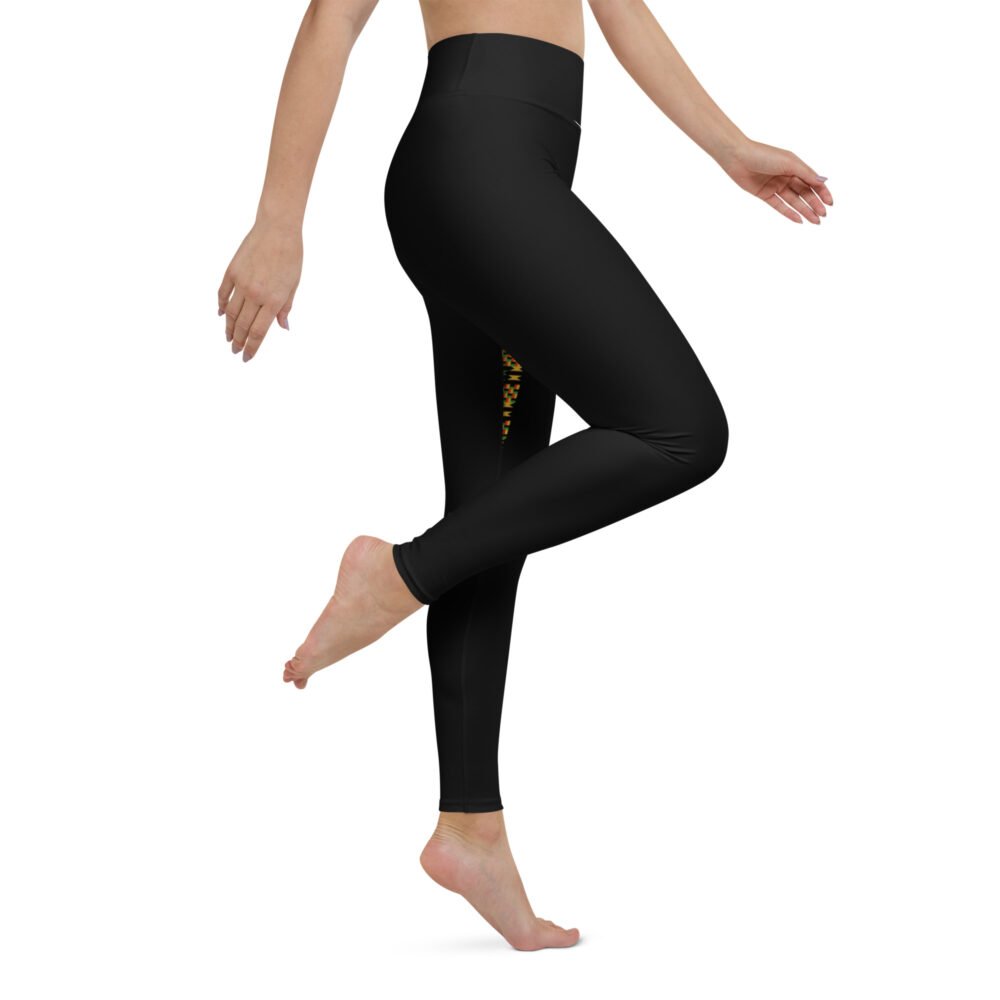 yoga legging imprimés kente wax